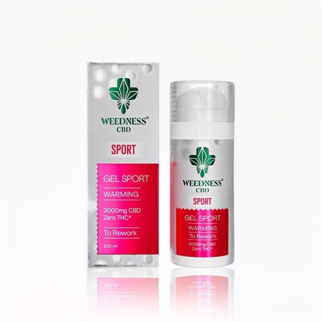 Спортивный разогревающий CBD гель 3000мг (100мл) - 0% ТHC