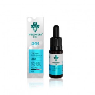 Sport CBD + CBG Oil 30% (3000mg) - Mint - 0% THC
