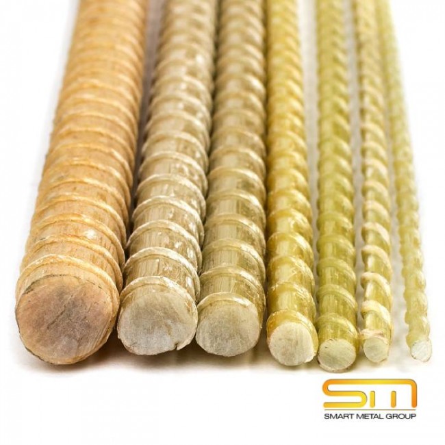 Glass fiber reinforced polymer bar ⌀8 1м