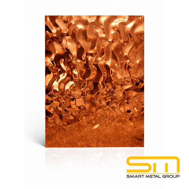 Stainless Decorative Sheet – Bronze 1000 × 2000 × 0.8 mm | AISI 304