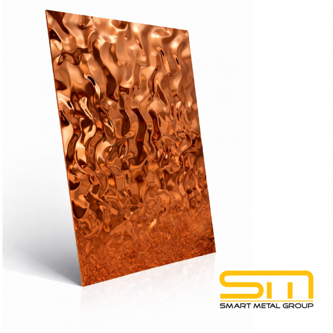 Stainless Decorative Sheet – Bronze 1000 × 2000 × 0.8 mm | AISI 304