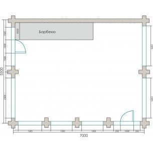 Беседка модел 13