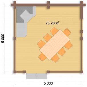 Беседка модел 21