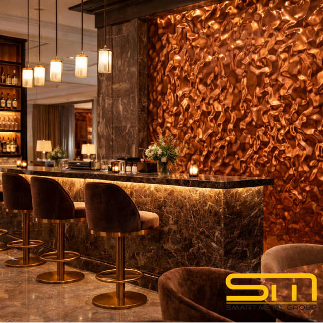 Stainless Decorative Sheet – Bronze 1000 × 2000 × 0.8 mm | AISI 304