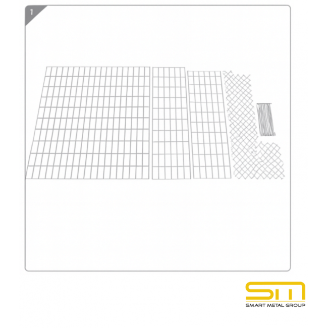 Electrowelded Gabion 2000x200x200мм ø4 50х100мм Electrowelded Gabion 2000x200x200мм ø4 50х100мм