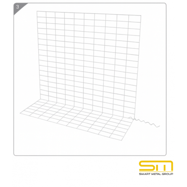 Electrowelded Gabion 2000x200x200мм ø4 50х100мм Electrowelded Gabion 2000x200x200мм ø4 50х100мм