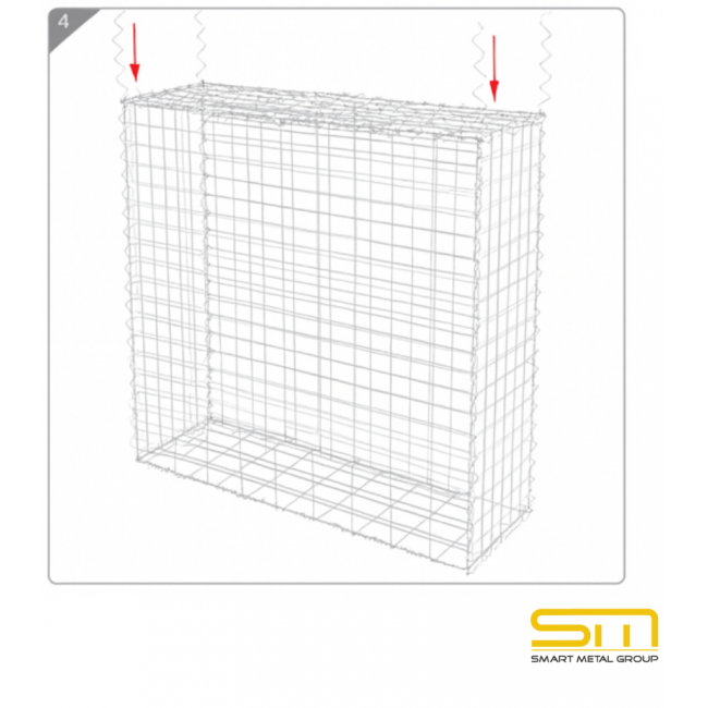 Electrowelded Gabion 2000x200x200мм ø4 50х100мм Electrowelded Gabion 2000x200x200мм ø4 50х100мм