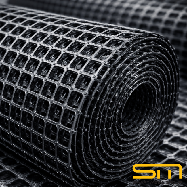 ГЕОМРЕЖА ЗА ЗЕМНА МАСА АРМИРАЩА ролка 3.95х50 м. клетка / растер 39х39 30х30 kN/m 