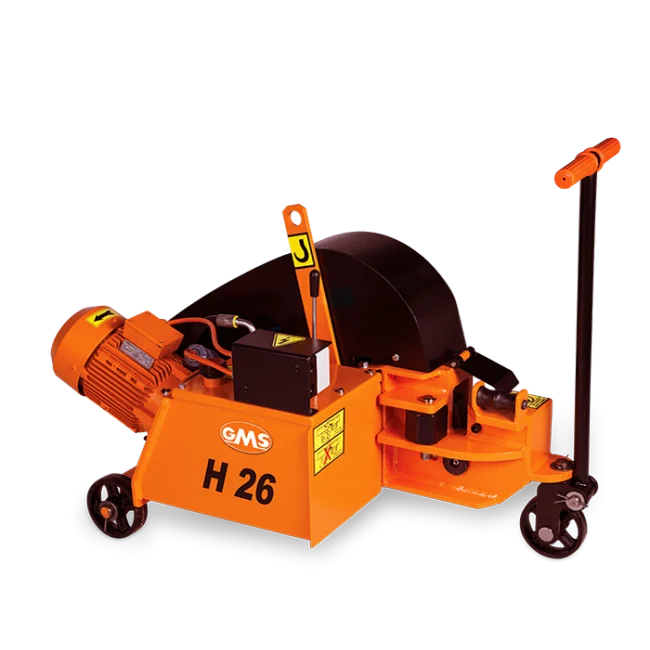 Hydraulic machine for cutting rebar 26 mm