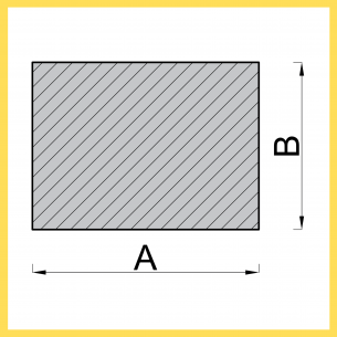 Месингов плътен профил  15 x 20 x 4000 mm Месингов плътен профил  15 x 20 x 4000 mm