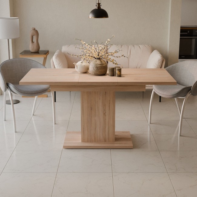 GRACEWOOD Açılabilir Yemek Masası – Sonoma Meşe GRACEWOOD Açılabilir Yemek Masası – Sonoma Meşe