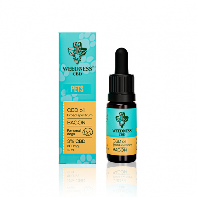 CBD Масло 3% для маленьких собак (300мг) – Вкус бекона