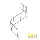 Металический фиксатор 2 m x 8 sm Металический фиксатор 2 m x 8 sm