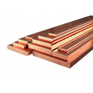 Медна шина 10 х 50 х 4000 мм Медна шина 10 х 50 х 4000 мм
