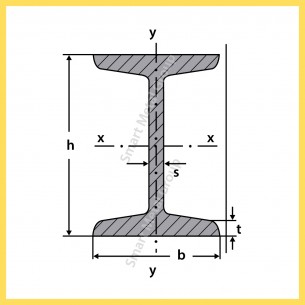 Profil dublu T IPN100 laminat la cald