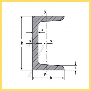 П профил - студено огънат 100х40х4 П профил - студено огънат 100х40х4