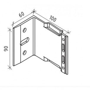 Alüminyum konsol 100x90 Alüminyum konsol 100x90