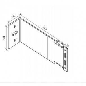 Alüminyum konsol 240x90 Alüminyum konsol 240x90