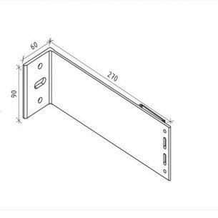 Alüminyum konsol 270x90 Alüminyum konsol 270x90