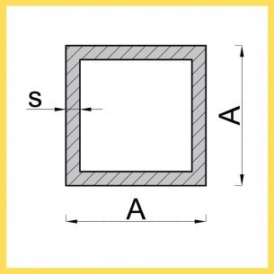 Γαλβανισμένα κοίλα προφίλ 50x50x1.8 χιλ. Γαλβανισμένα κοίλα προφίλ 50x50x1.8 χιλ.