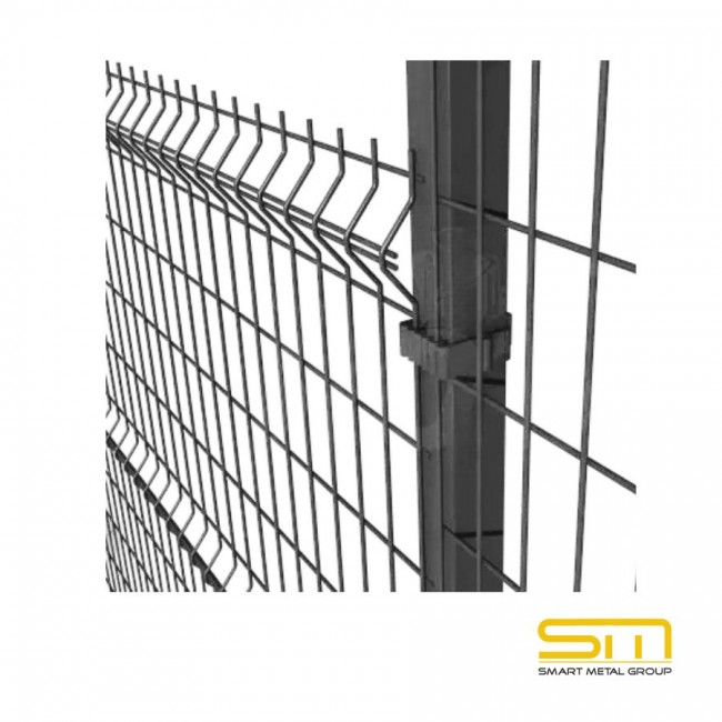 Оградно пано 3D PVC RAL7016 150х250см (око 50х150мм) Ф4.3 Оградно пано 3D PVC RAL7016 150х250см (око 50х150мм) Ф4.3