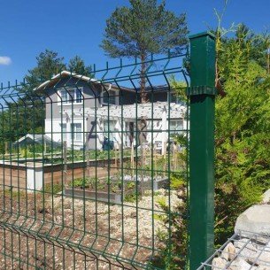 Оцинкованные оградные колонны из ПВХ H 0.75m 50х50х1.2mm Оцинкованные оградные колонны из ПВХ H 0.75m 50х50х1.2mm