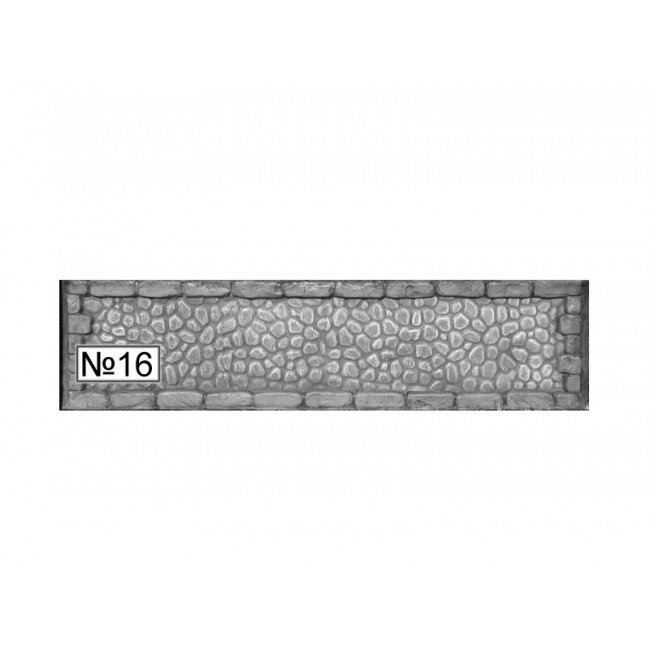 Бетонни оградни пана H50 см - №16