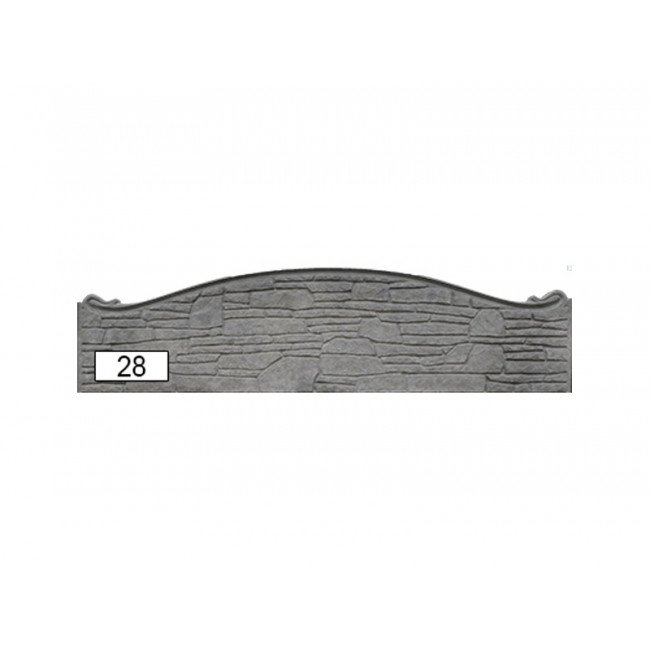 Бетонни оградни пана H50 см - №28