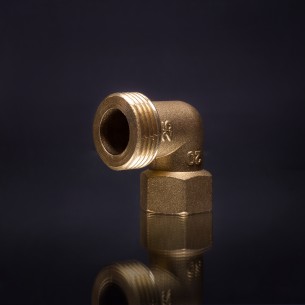 Коляно РК 0119-В 25н х 20 (1“н х ¾“в усил.)