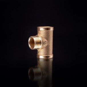 Тройник с резба РК 0211-В 15 х 15н х 15 (½“в х ½“н х ½“в усил.)