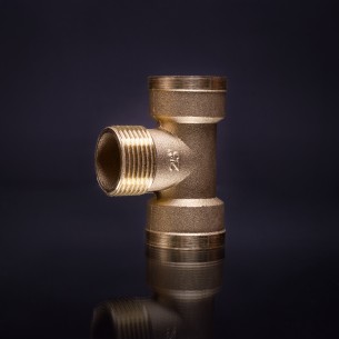 Тройник с резба РК 0232-В 25 х 25н х 25 (1“в х 1“н х 1“в усил.)