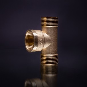 Тройник с резба РК 0233-В 25н х 25 х 25н (1“н х 1“в х 1“н усил.)