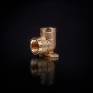 Коляно РК 2301-В 15 (½в х ½в флан.усил.)