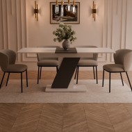 Επεκτεινόμενο Τραπέζι TECH – Λευκό/Γραφίτης Επεκτεινόμενο Τραπέζι TECH – Λευκό/Γραφίτης