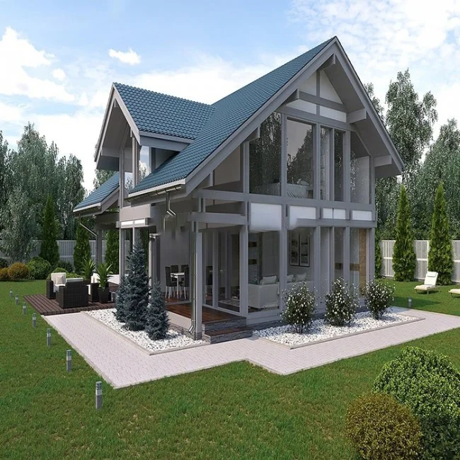 Wooden house model KB001 Wooden house model KB001