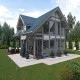 Wooden house model KB001 Wooden house model KB001