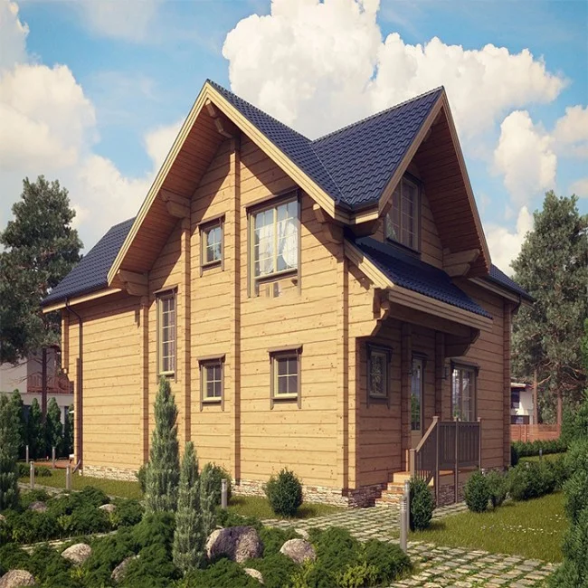 Wooden house model KB005| Smart Metal Group