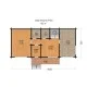 Wooden house with garage Wooden house with garage