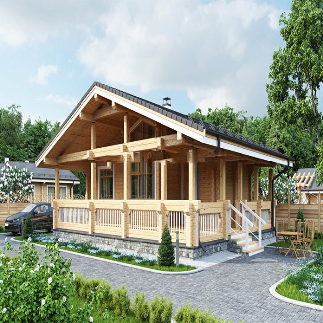 Wooden house Leksan