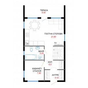 Casă din lemn Velvet