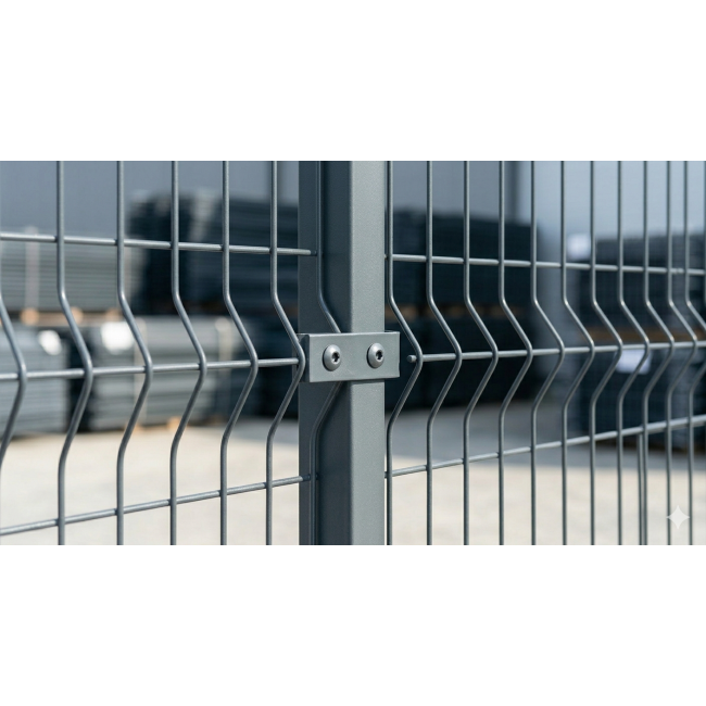 3D Заборная панель RAL 7016 "Антрацит"