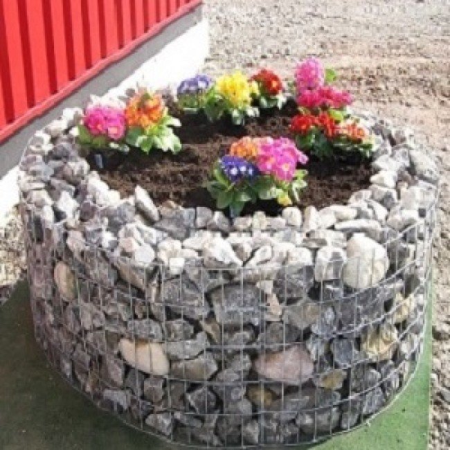 Gabion flower garden circle XL ф3mm.