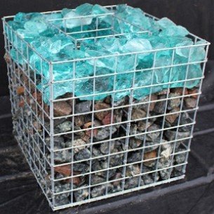 Габион квадратный L 45x45x45см. ф4мм. Габион квадратный L 45x45x45см. ф4мм.