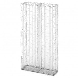 Садовый габиони с LED-лампой, RGB освещением 100x30x150cm Ø4mm Садовый габиони с LED-лампой, RGB освещением 100x30x150cm Ø4mm