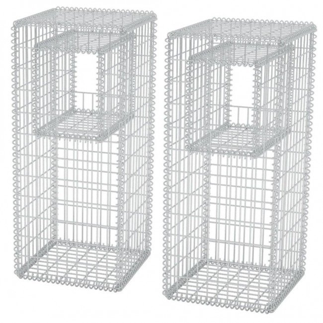 Gabion basket-pillar 50x50x120cm. ф3mm.