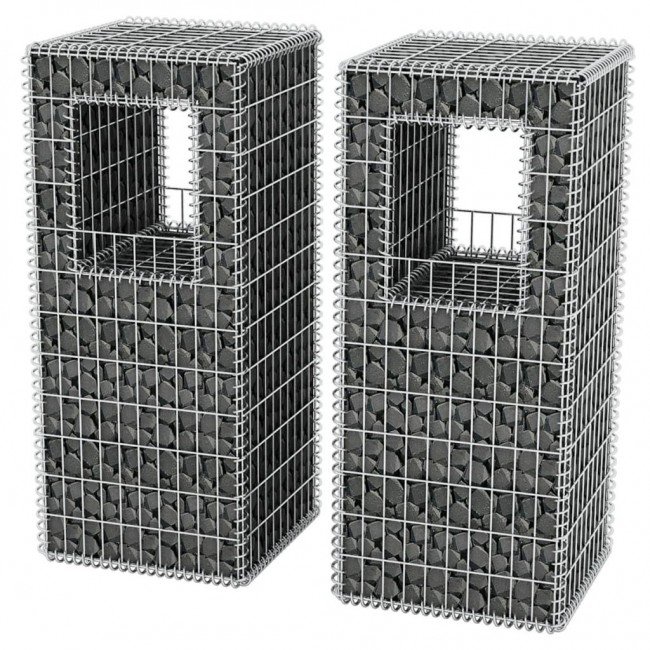 Gabion basket-pillar 50x50x120cm. ф3mm.