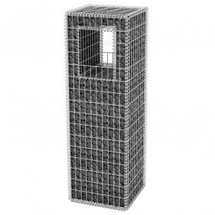 Gabion pole-basket 50x50x160cm ø3mm