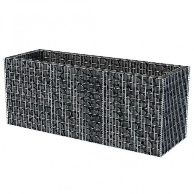 Gabion planter steel 360х90х100cm. ф3mm. Gabion planter steel 360х90х100cm. ф3mm.