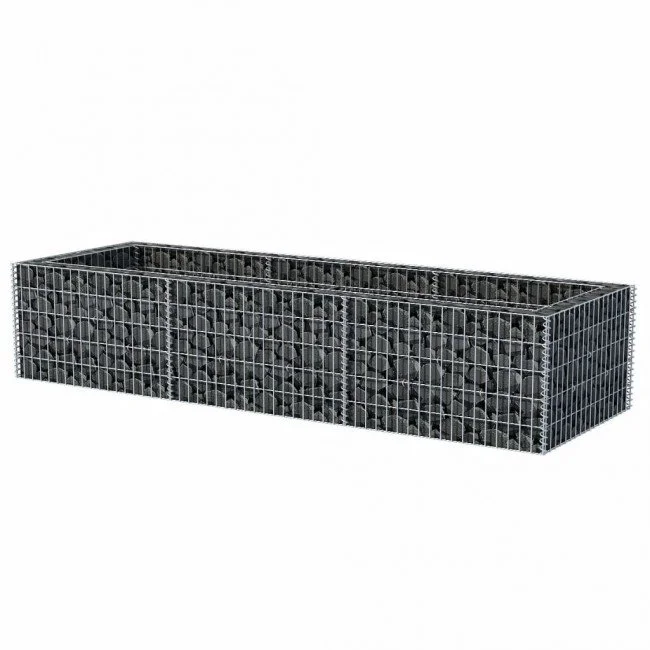Габион плантер стомана 270x90x50см. ф3мм. Габион плантер стомана 270x90x50см. ф3мм.