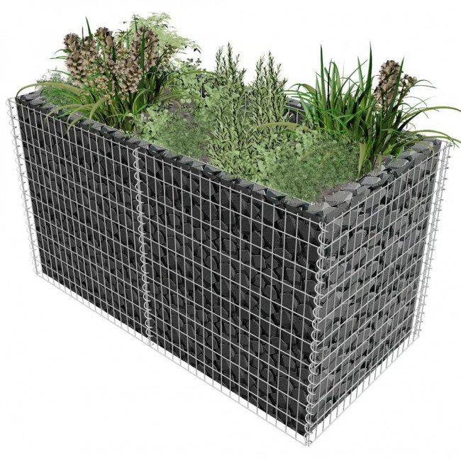 Gabion for flowers 180х90х100cm. ф4mm.